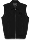 Billionaire quilted gilet - Black