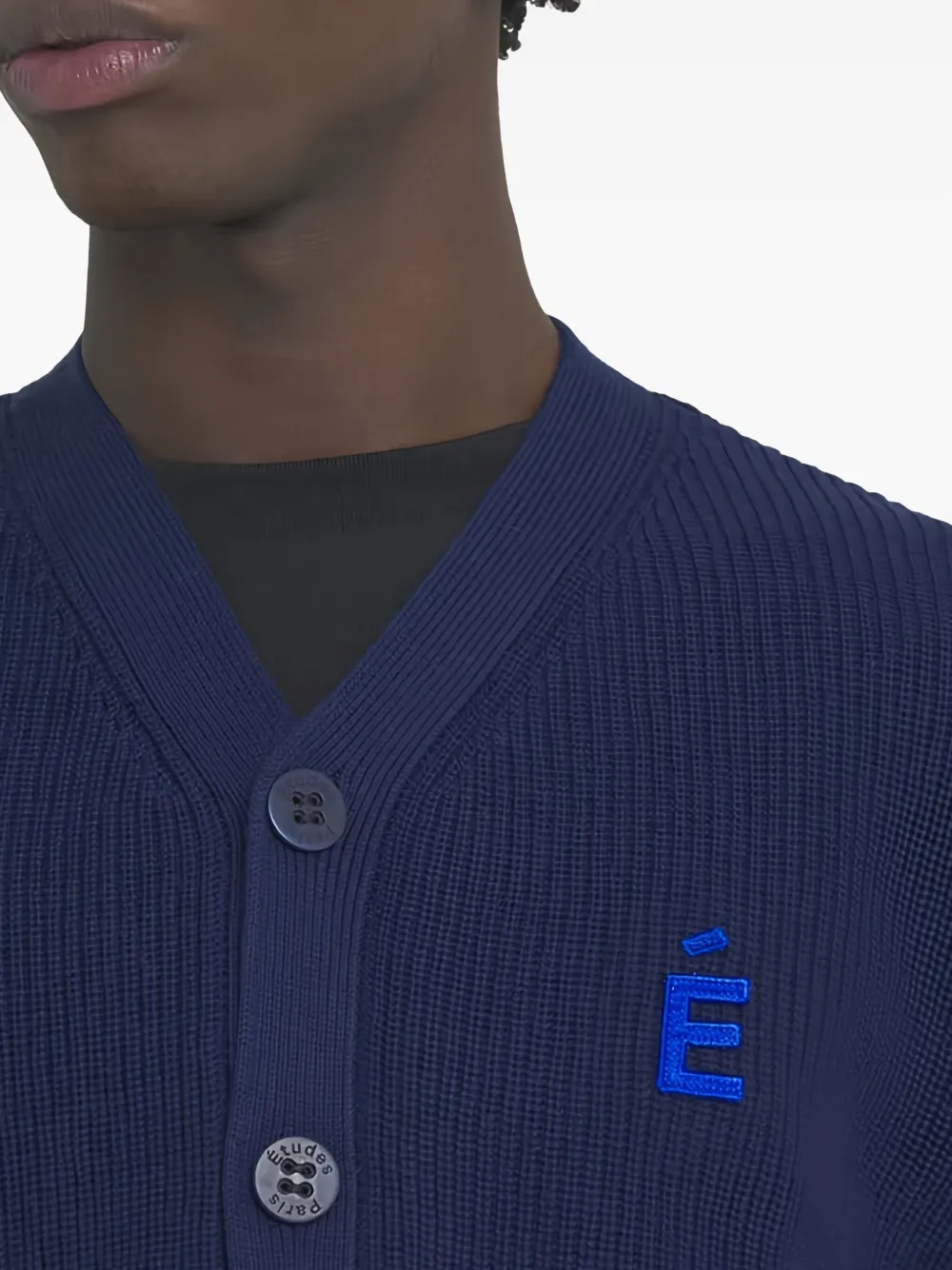 Etudes Studio Boris Cardigan In Blue