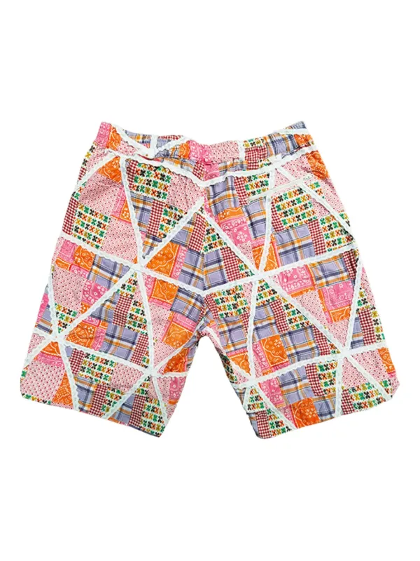ENGINEERED GARMENTS パッチワーク ショートパンツ Engineered Garments パッチワーク ショートパンツ | FARFETCH JP