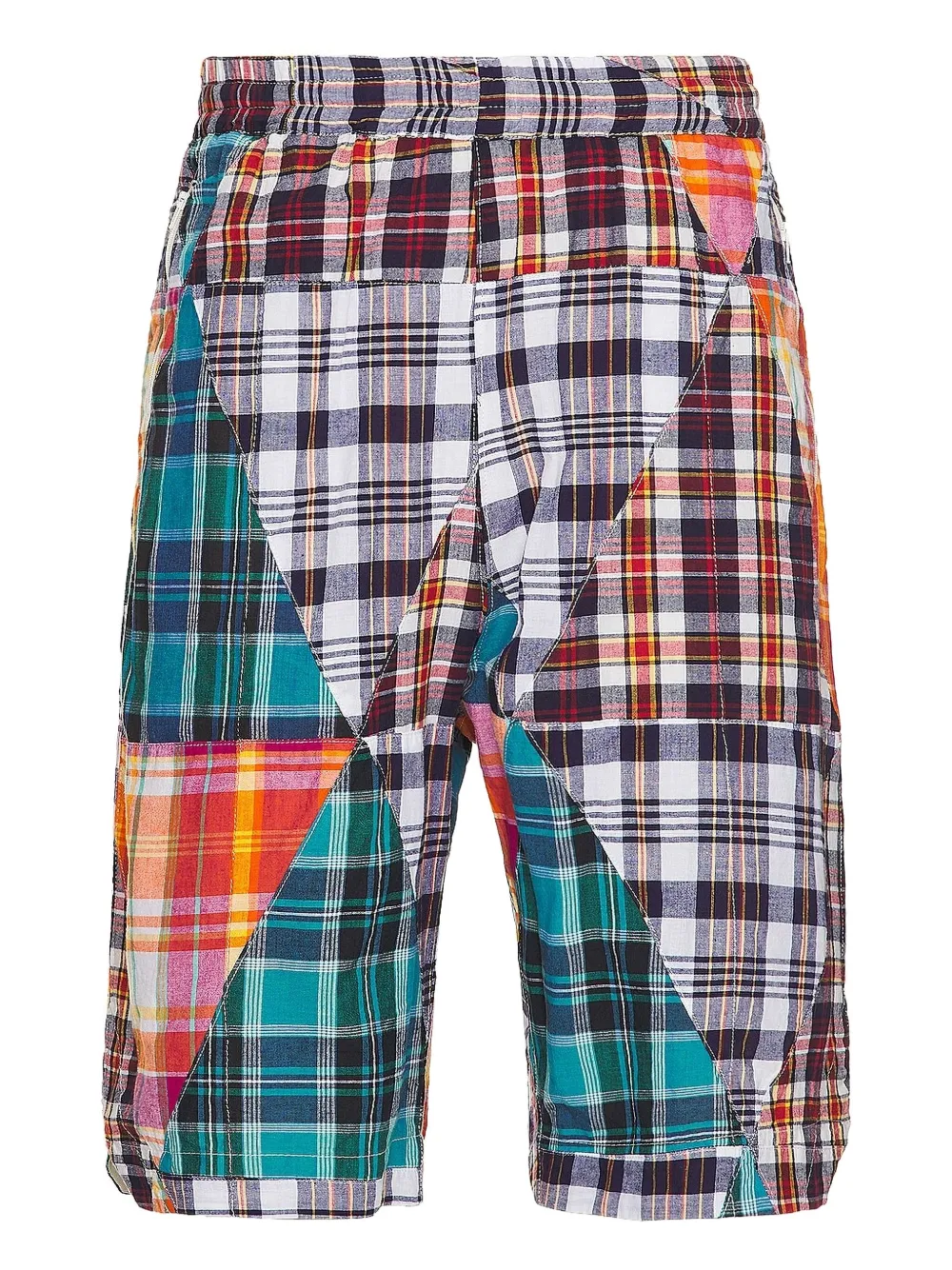 Engineered Garments Bb Patchwork Shorts In Multi