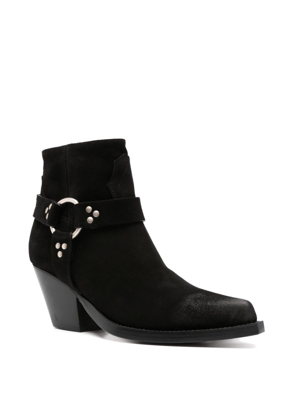 Sonora 60mm Jalapeno Belt ankle boots Black