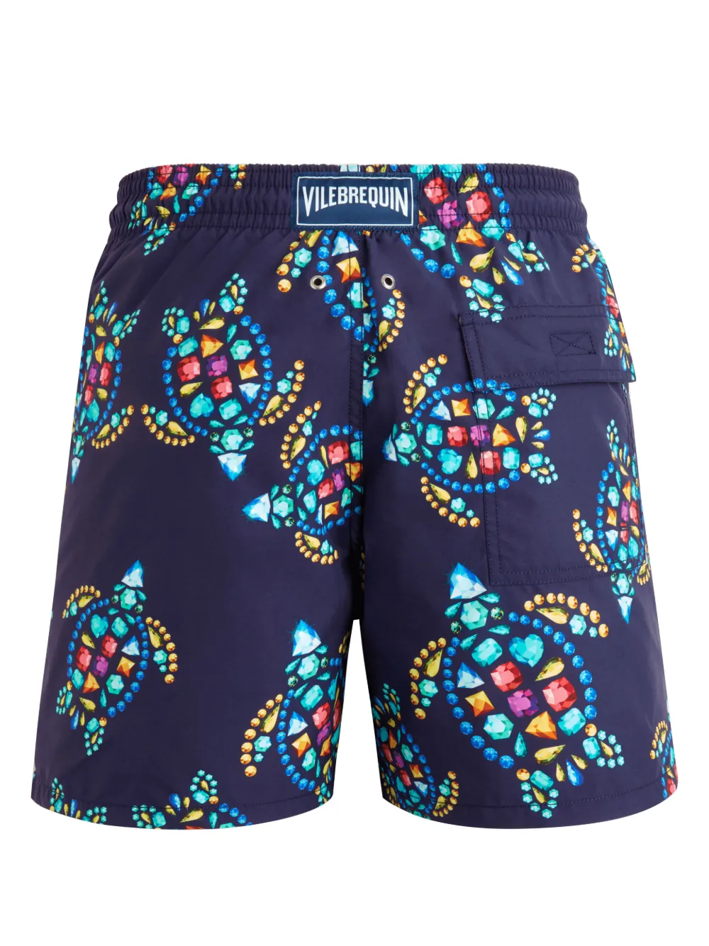 Vilebrequin Vendôme Turtles-print swim shorts - Blauw