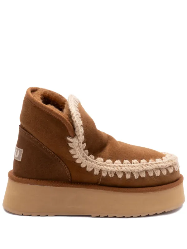 Mou Mini Eskimo Boots Brown FARFETCH IE