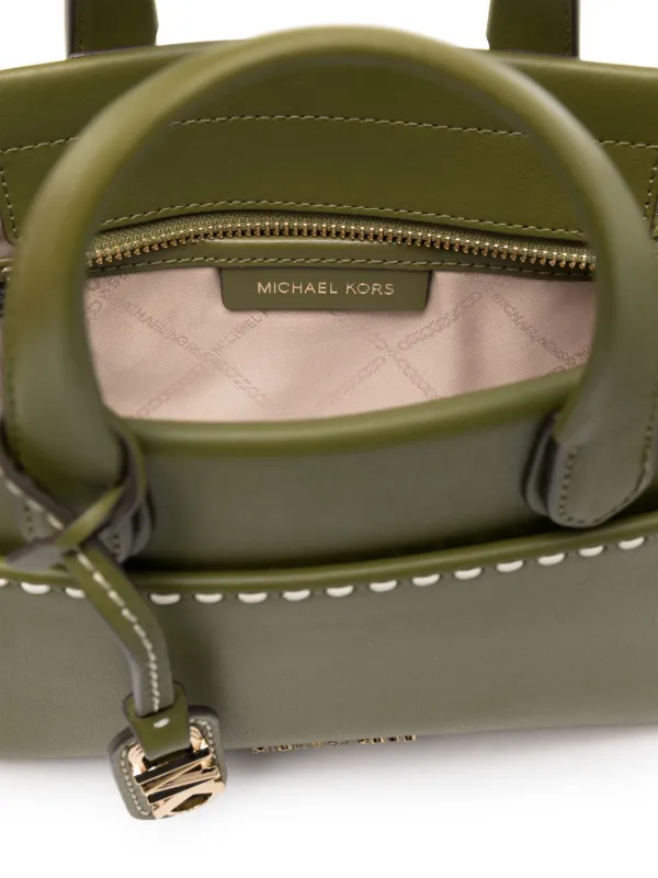 Michael Michael Kors Small Gigi Tote Bag Green FARFETCH UK