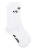 Axel Arigato Block jacquard socks - White
