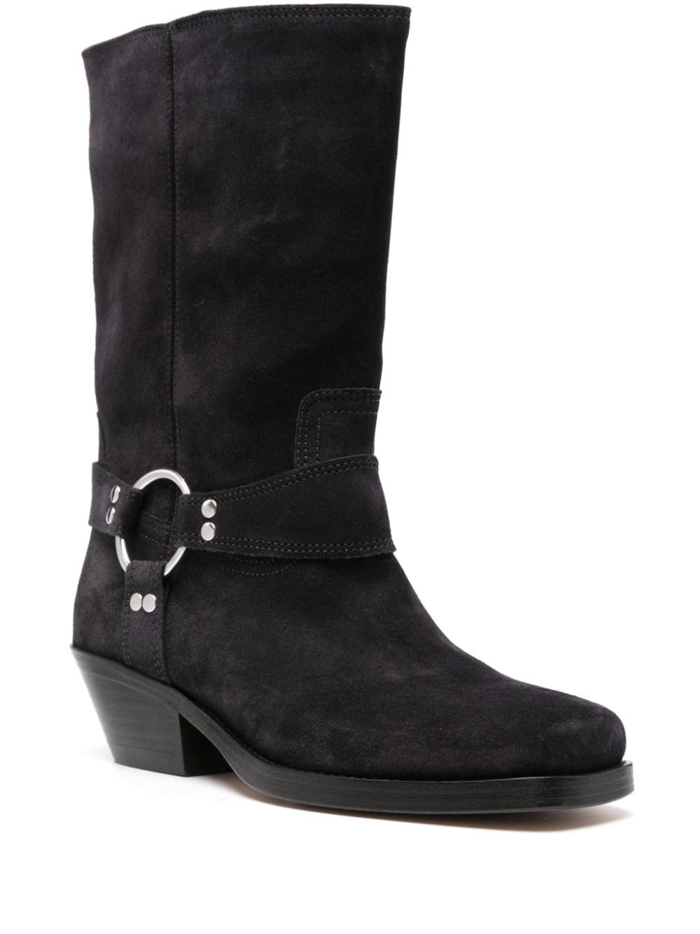 Shop Isabel Marant Antya 40mm Boots In Black