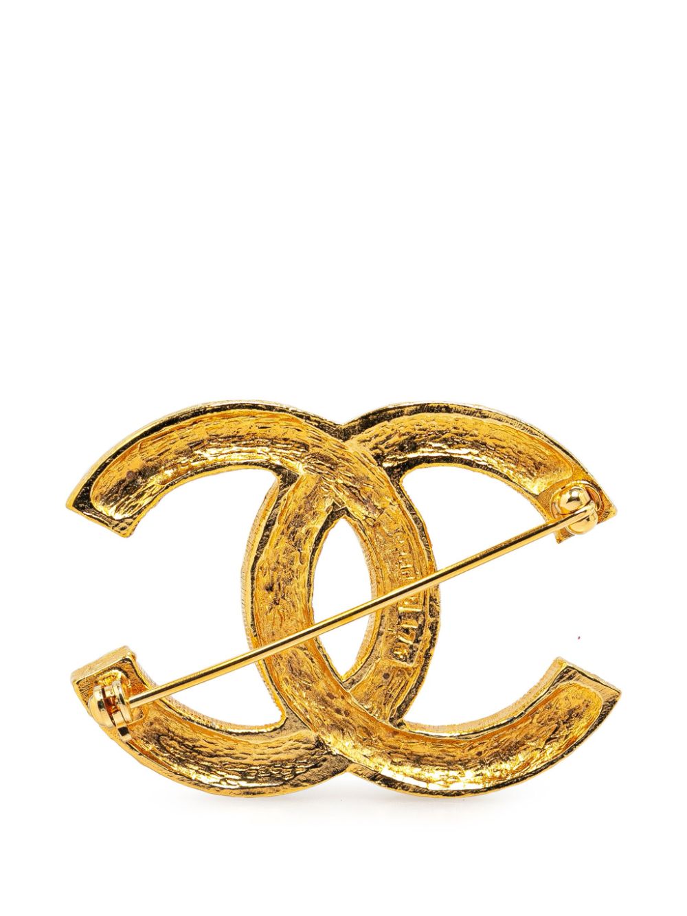 CHANEL Pre-Owned 20th Century Gold Plated Rhinestone Coco Mark Costume  Brooch | Gold | FARFETCH AO