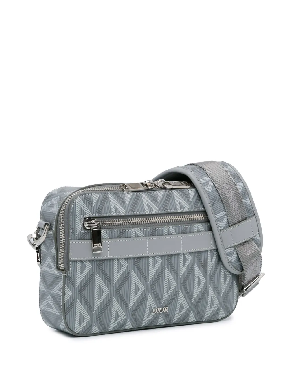 Christian Dior Pre Owned 2022 CD Diamond Safari With Strap Umhangetasche Grau FARFETCH DE