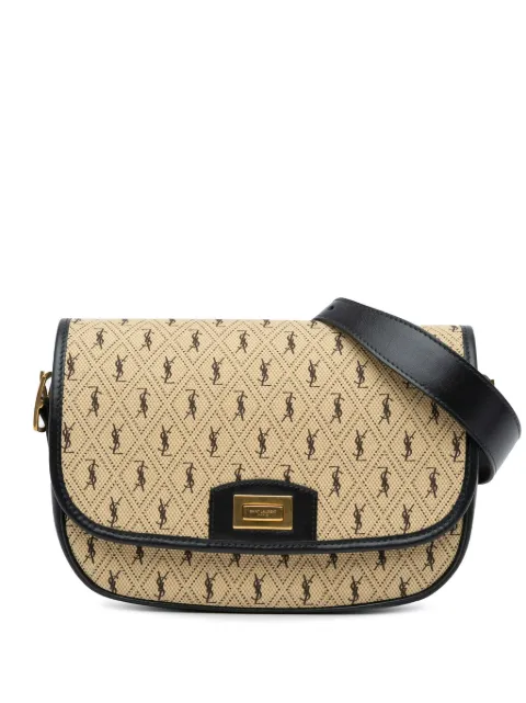 Saint Laurent Pre-Owned 2019 Medium Canvas Monogram All Over crossbody bag WOMEN