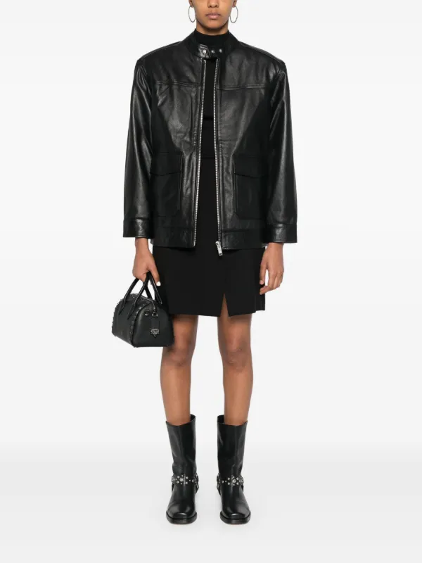 ANINE BING Leather Jacket | Black | FARFETCH