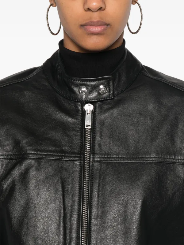 ANINE BING レザージャケット | ブラック | FARFETCH JP