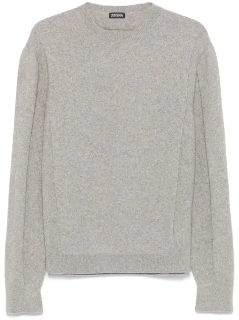 Zegna panelled-design sweater