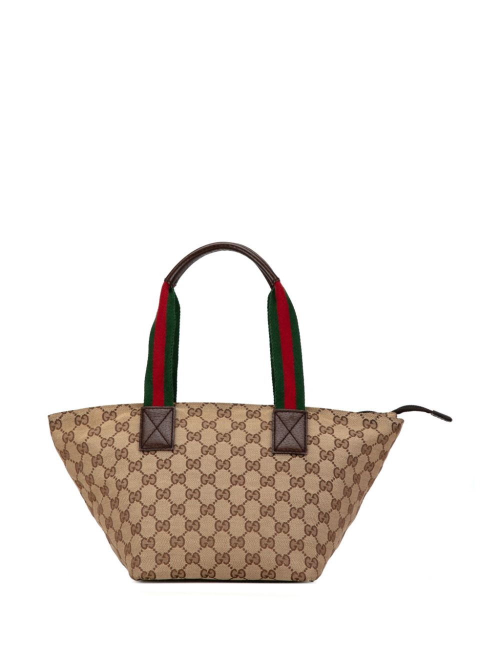 Gucci Pre-Owned 2000-2015 GG Canvas Web handbag - Bruin