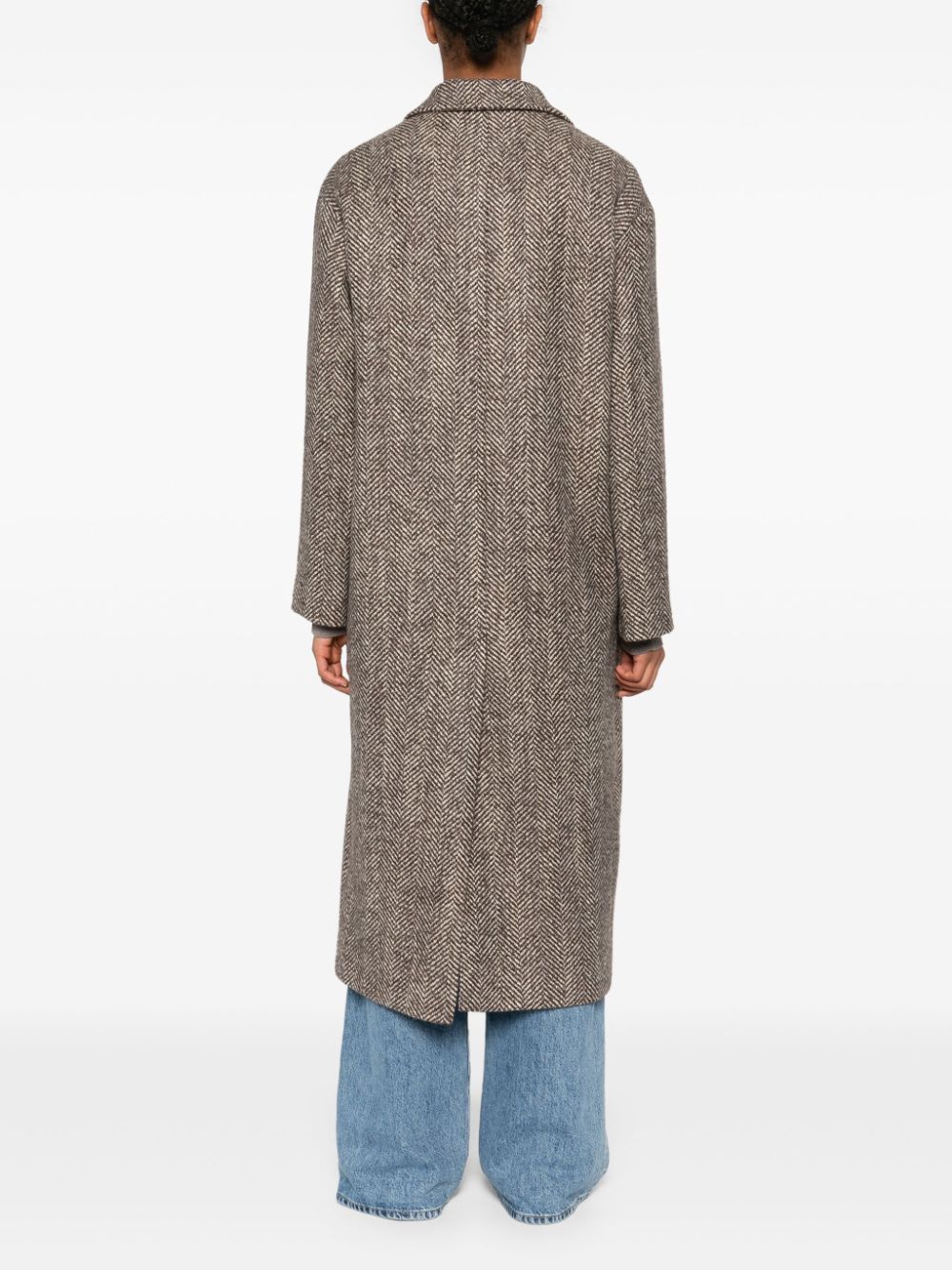 Tagliatore herringbone-pattern coat Women