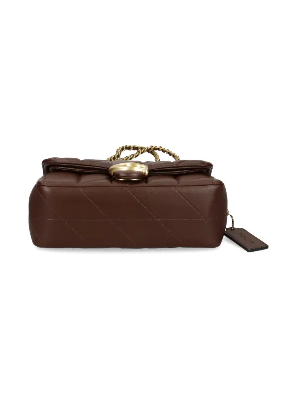 Coach Tabby 20 Quilted Shoulder Bag | Brown | FARFETCH