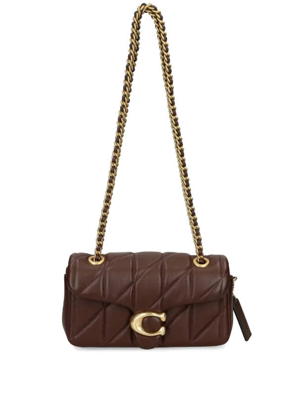Coach Tabby 20 Quilted Shoulder Bag Brown FARFETCH PH