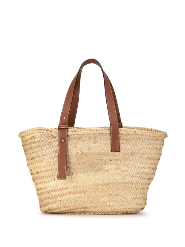 Loewe large raffia tote sale