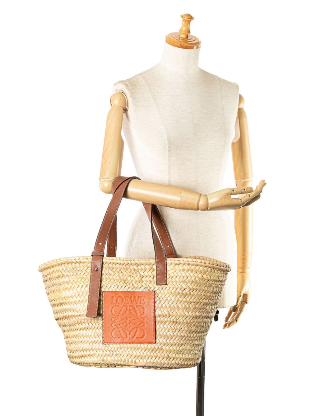 Loewe 21st Century Large Raffia Basket tote bag Women