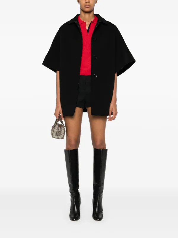 Gucci GG リバーシブル コート | ブラック | FARFETCH JP