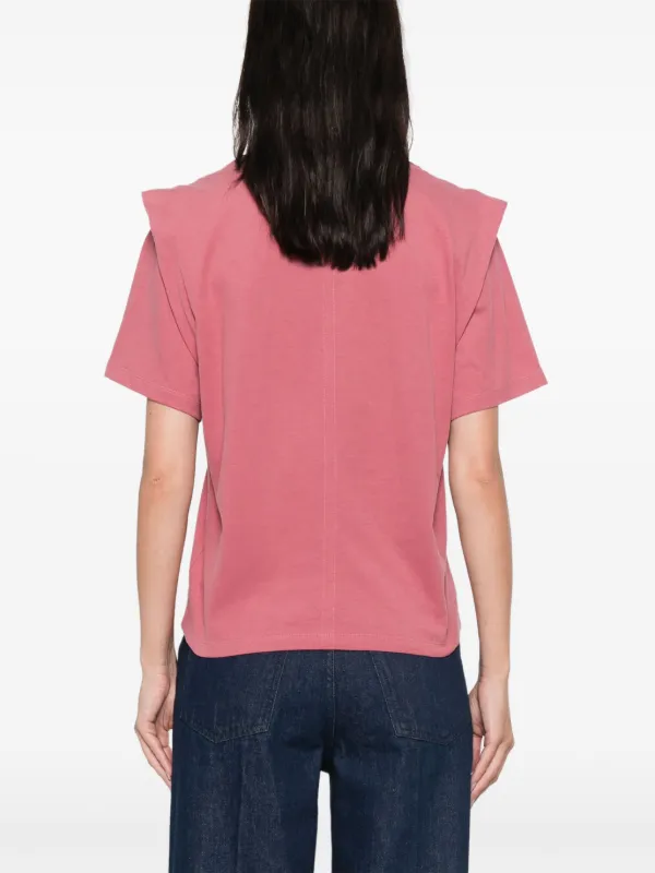 Tシャツ・カットソー ISABEL MARANT Woman T-Shirt Peach TS0097FAA2N01I 11PH ISABEL MARANT Zelitos T-shirt | Pink | FARFETCH