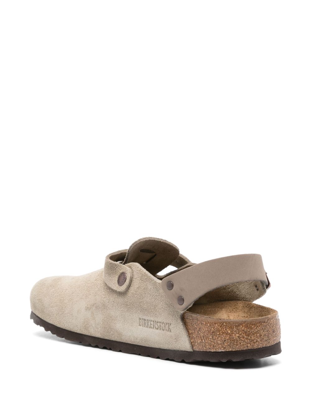 Birkenstock Tokyo II suède slippers Groen