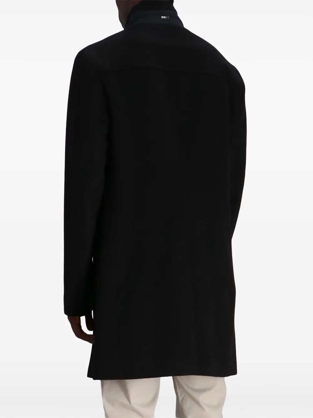 BOSS Regular-fit jas Zwart