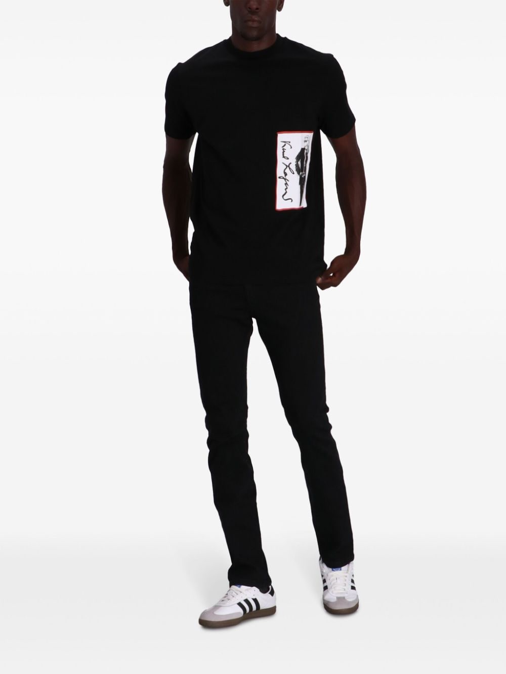 Karl Lagerfeld Karl Archive T-shirt - Zwart