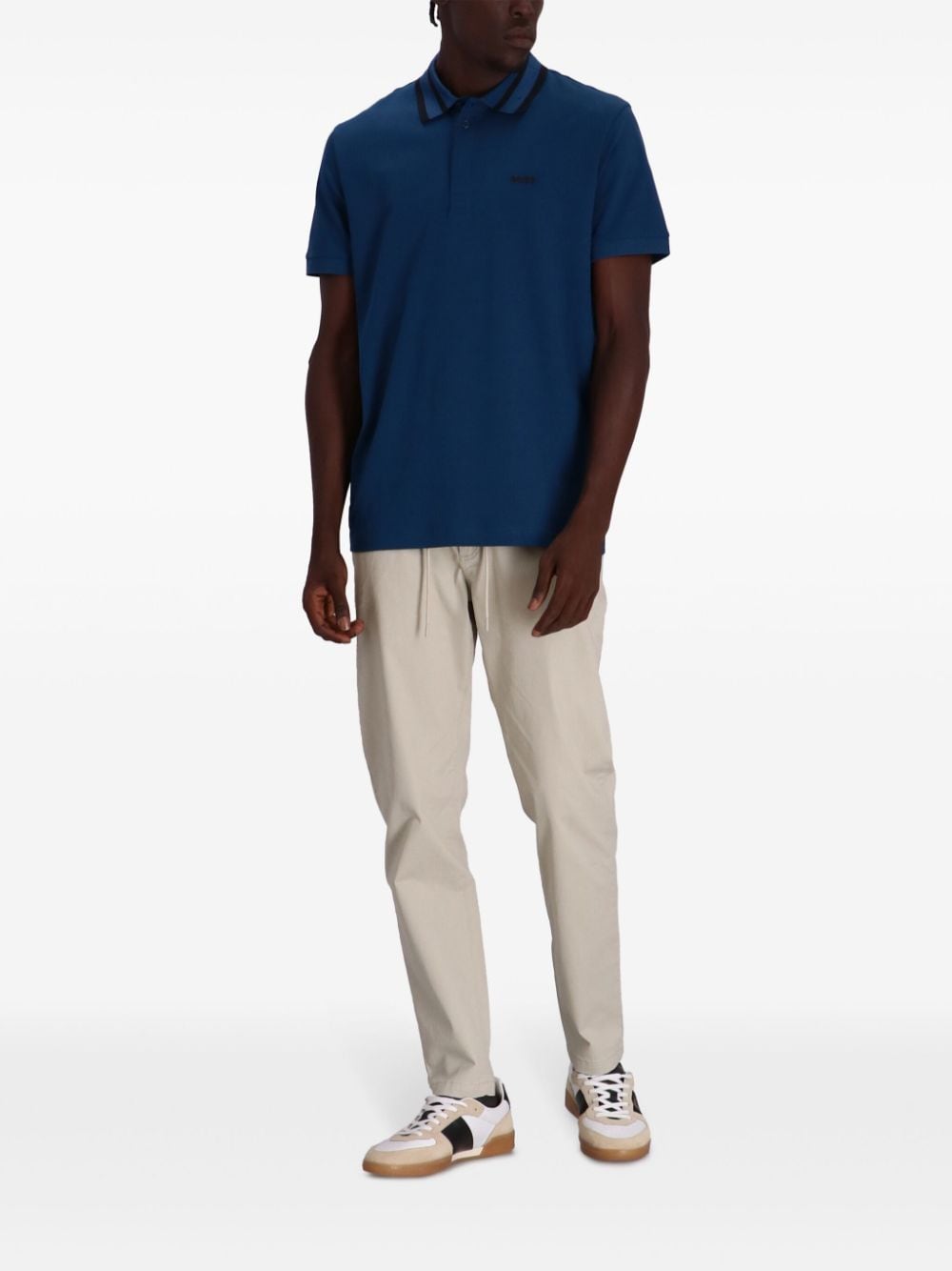 BOSS Paule poloshirt - Blauw