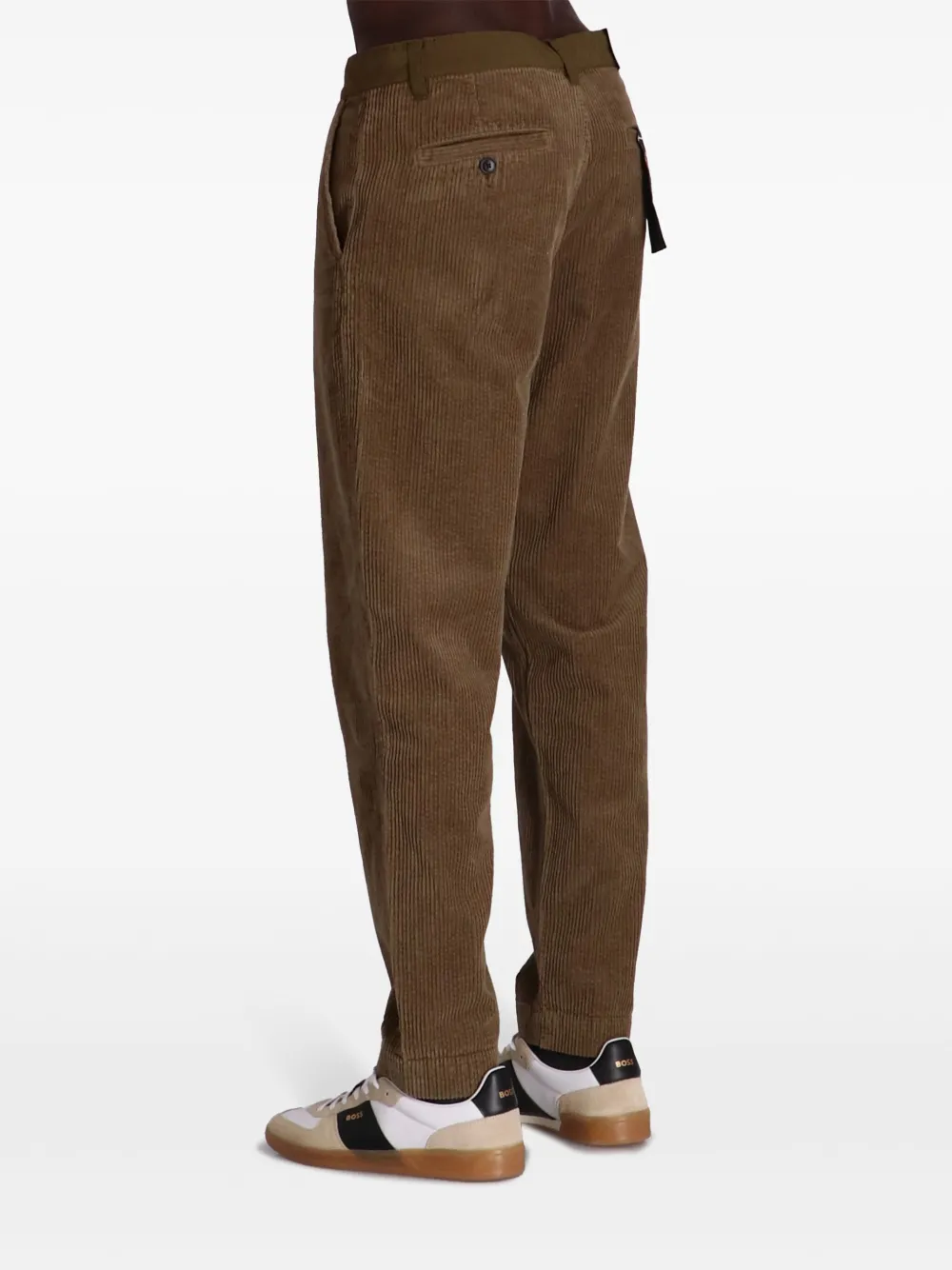 Hugo Boss Statum-1-z Trousers In Brown