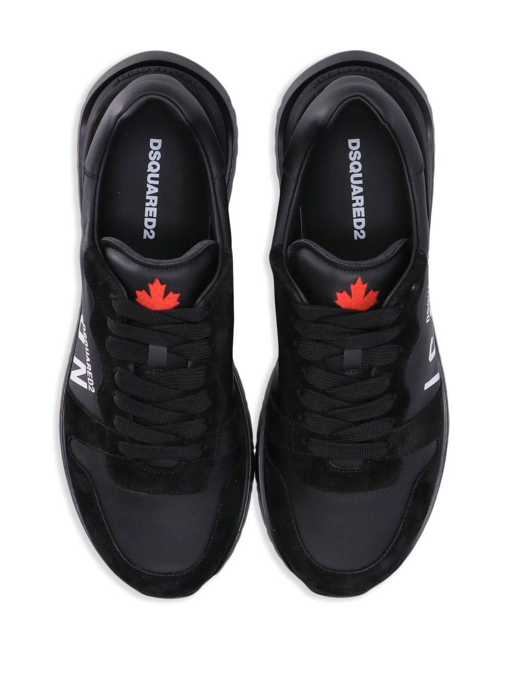 Shop Dsquared2 Icon Sneakers In Black