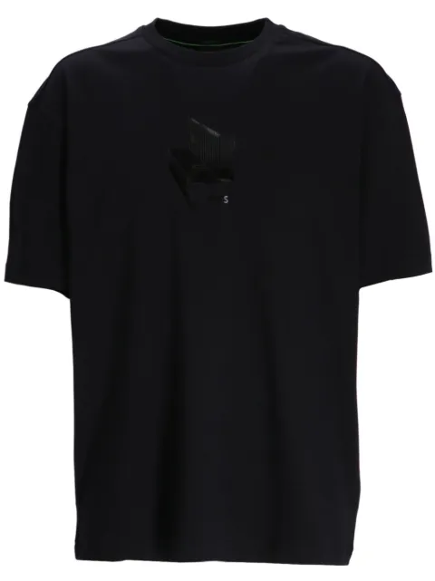 BOSS playera con estampado en el pecho