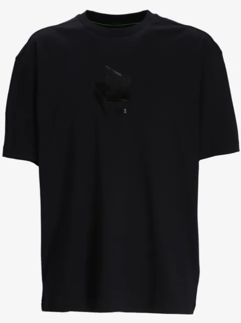 BOSS playera con estampado en el pecho