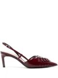 Gucci 75mm Regent singback pumps - Red