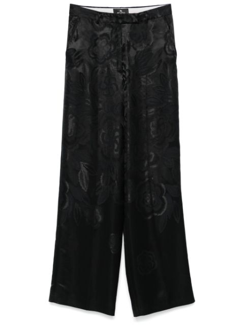 ETRO jacquard trousers Women