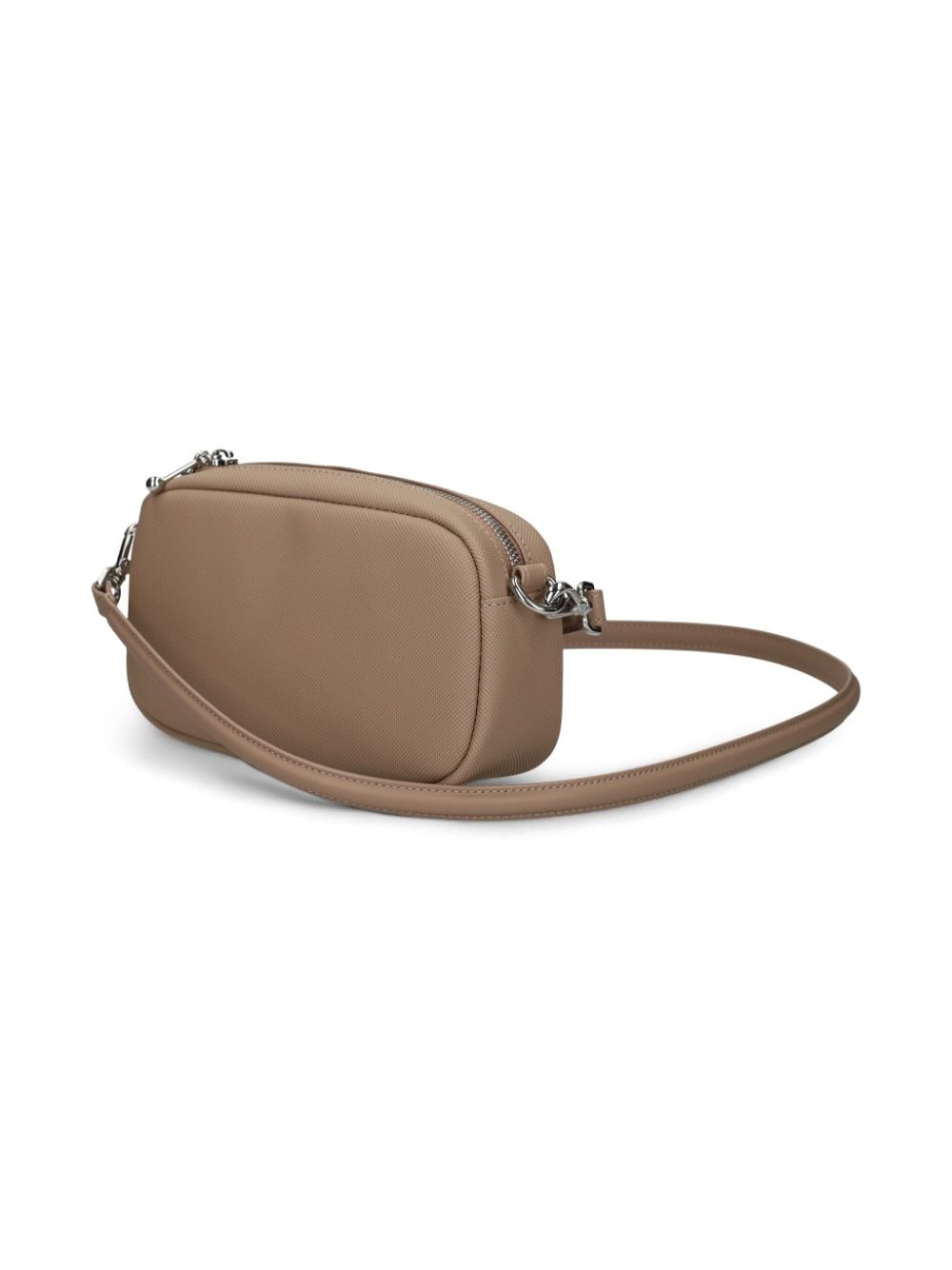 Shop Lacoste Daily City Cross Body Bag In Neutrals