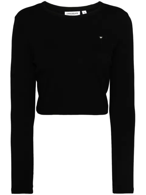 CHOCOOLATE logo-patched top