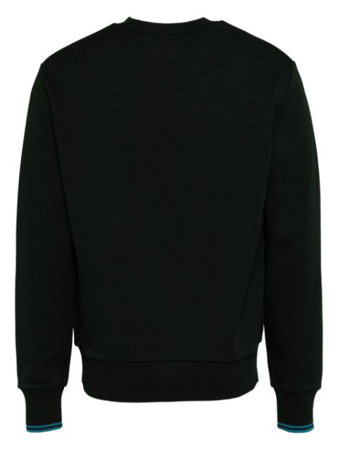 logo-embroidered cotton sweatshirt