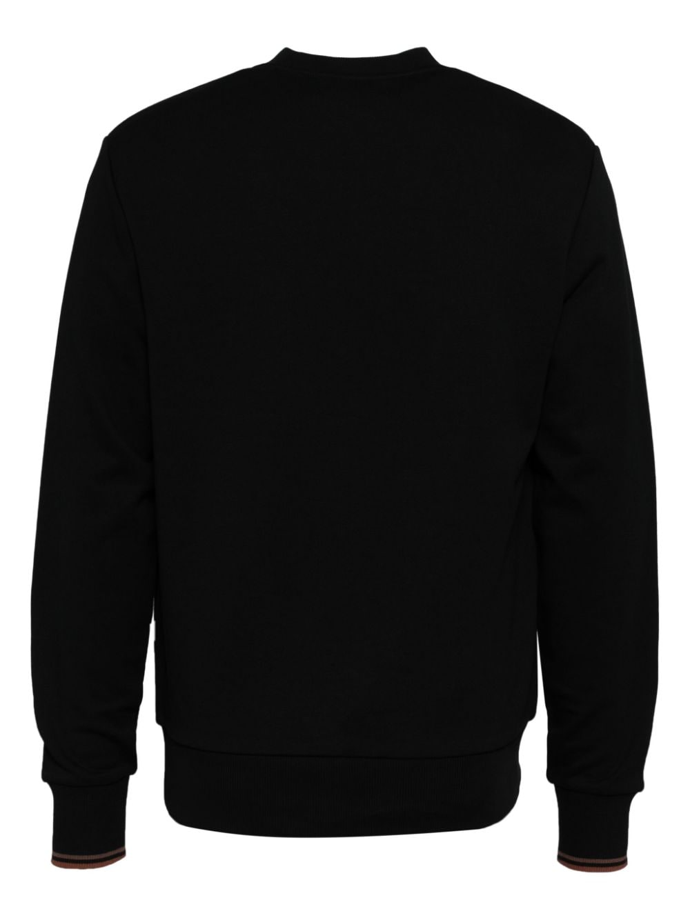 Fred Perry Sweater met geborduurd logo - Zwart