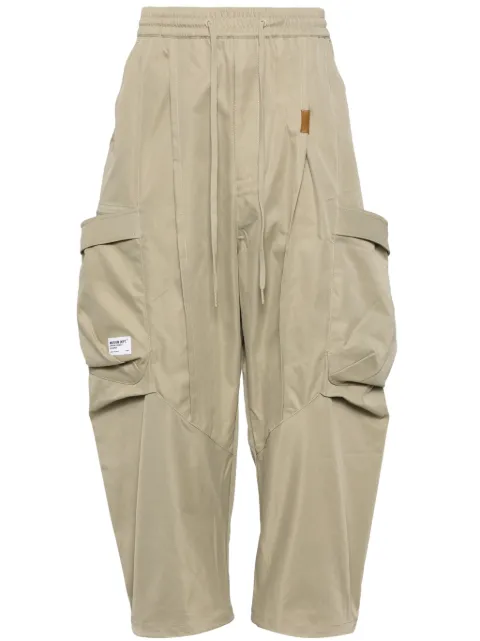 Musium Div. pantalones cargo con parche del logo
