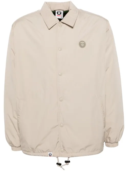 Surchemise à patch logo - AAPE BY *A BATHING APE® - Modalova