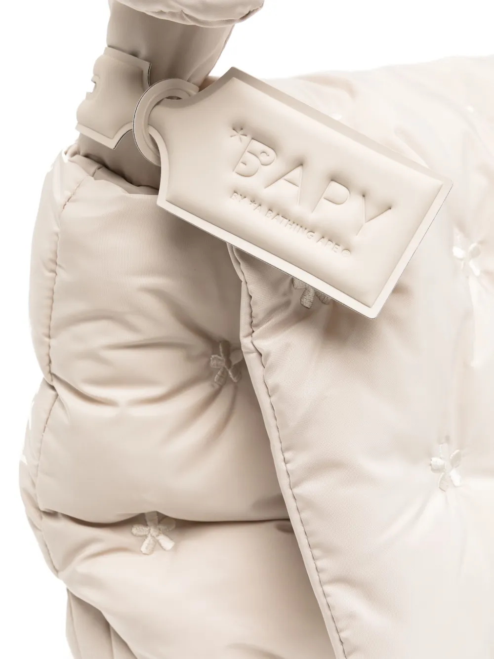 BAPY BY *A BATHING APE Gewatteerde schoudertas Beige