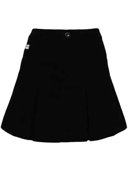 CHOCOOLATE minijupe en coton - Noir - CHOCOOLATE - Modalova