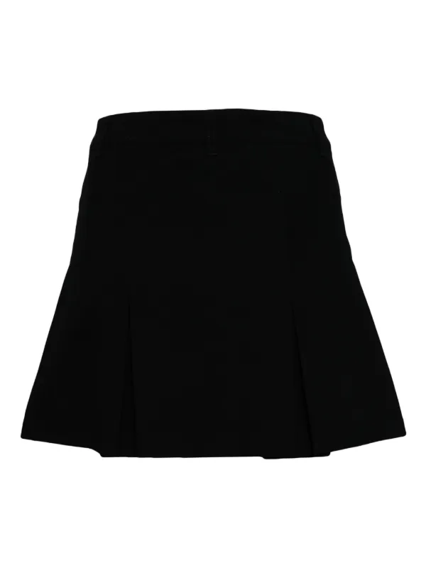 【直営・関税送料込】Mini skirt in cotton CHOCOOLATE Cotton Mini Skirt | Black | FARFETCH