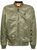 AAPE BY *A BATHING APE® logo-patch bomber jacket - Green
