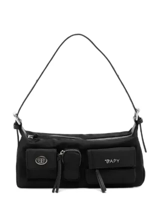 く日はお得♪ BAPY BY *A BATHING APE® Logo Shoulder Bag | Black | FARFETCH バッグ