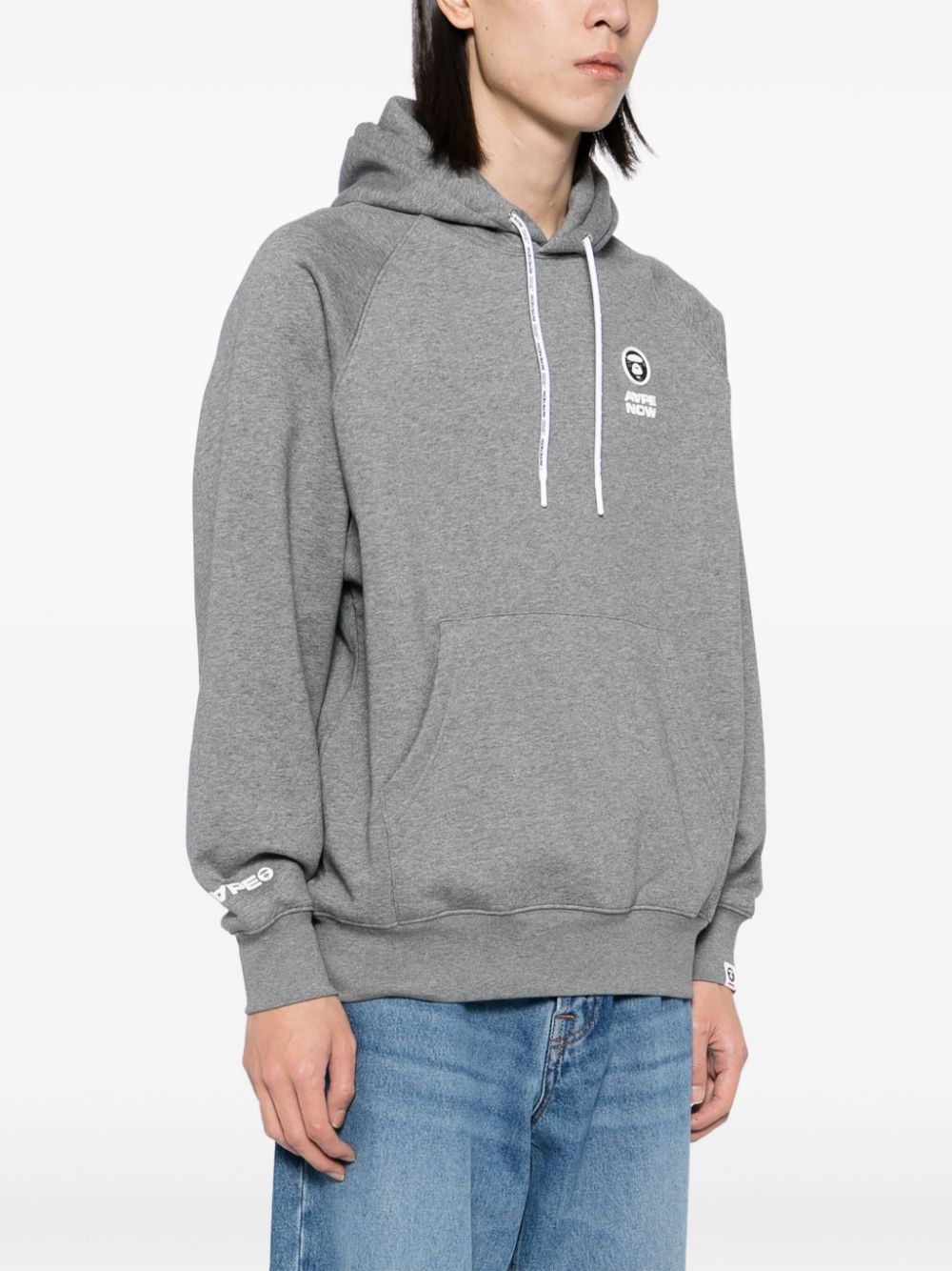 AAPE BY *A BATHING APE logo-patched hoodie Men