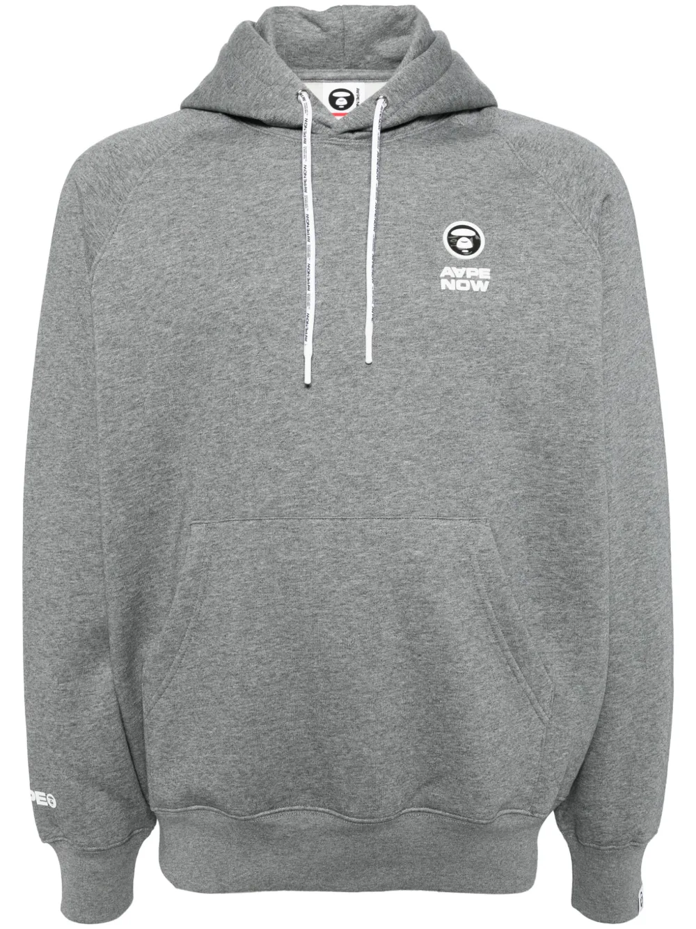 logo-patched hoodie