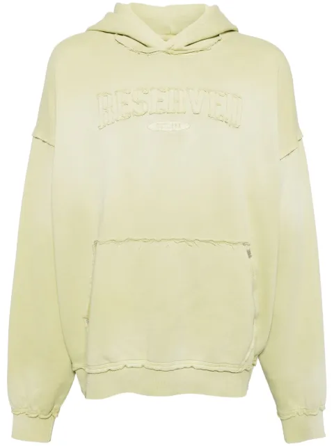 izzue slogan-patched hoodie