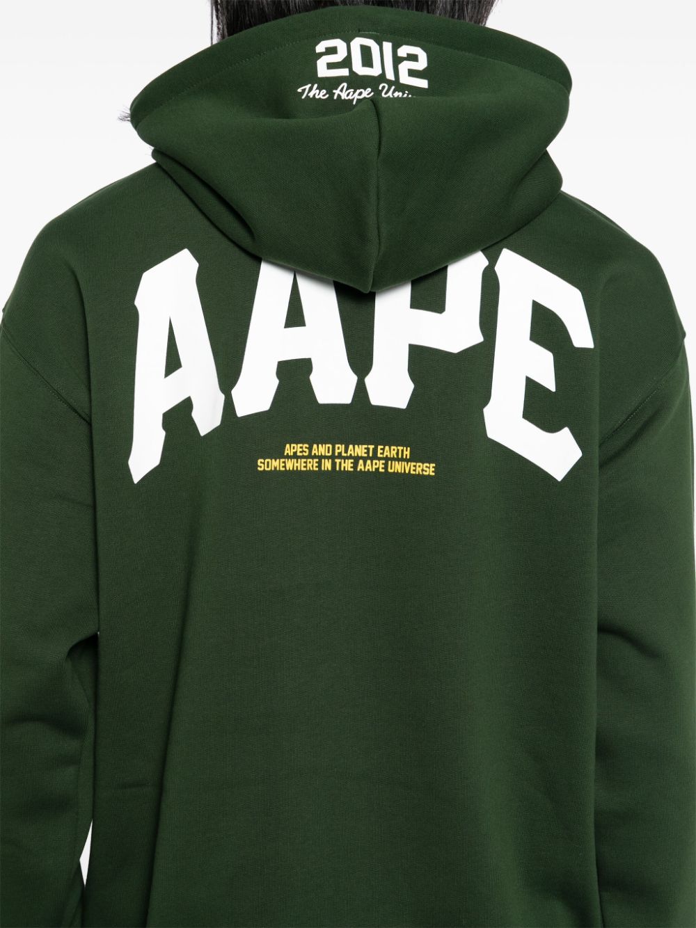 AAPE BY *A BATHING APE logo-print hooded jacket Men