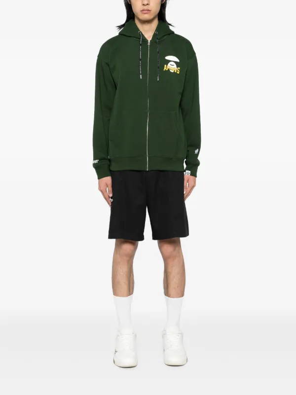 AAPE BY *A BATHING APE® ロゴ パーカー | グリーン | FARFETCH JP